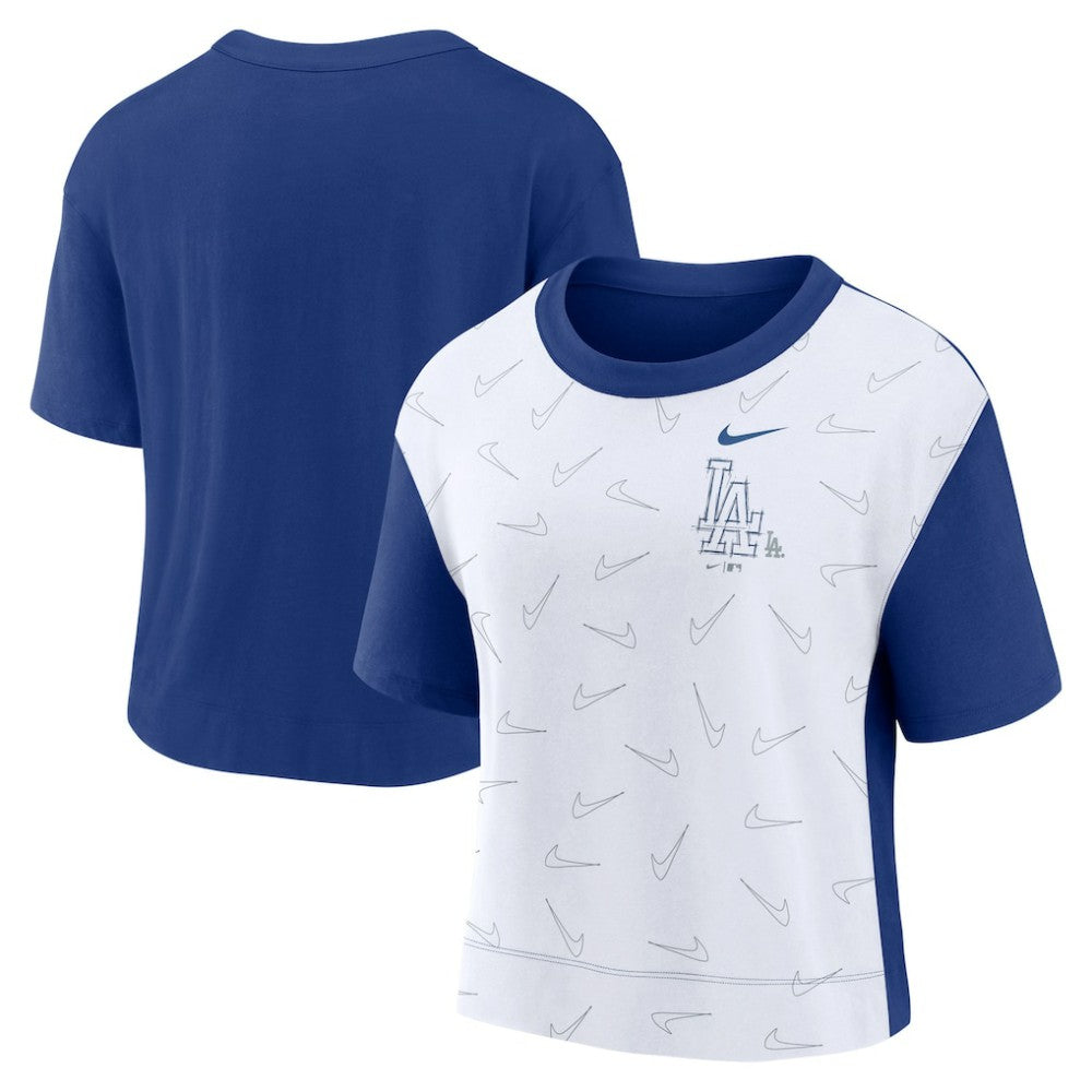 Los Angeles Dodgers Nike Women's Line Up High Hip Fashion T-Shirt - MLB