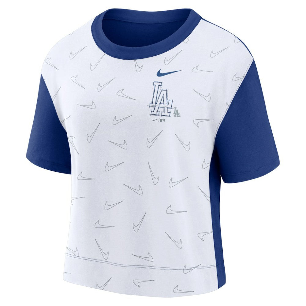 Los Angeles Dodgers Nike Women's Line Up High Hip Fashion T-Shirt - MLB