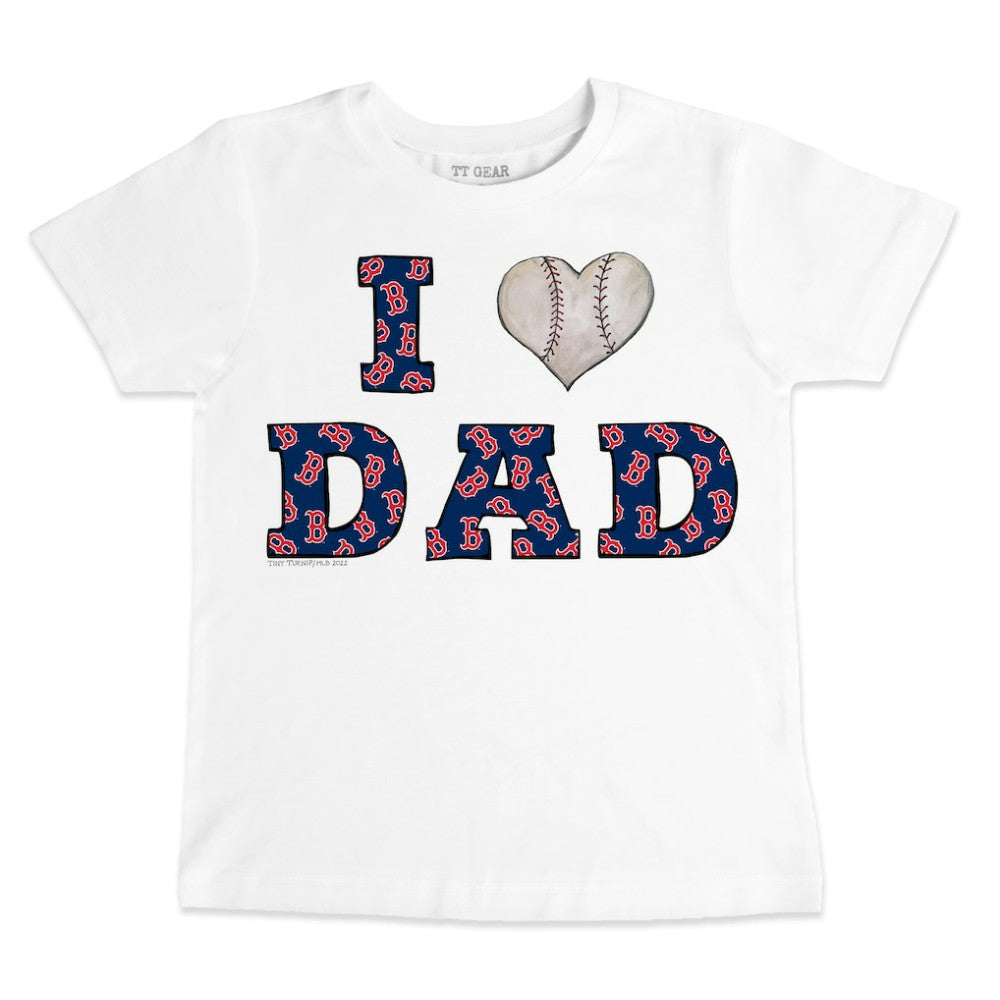 Boston Red Sox Tiny Turnip Youth I Love Dad T-Shirt - MLB