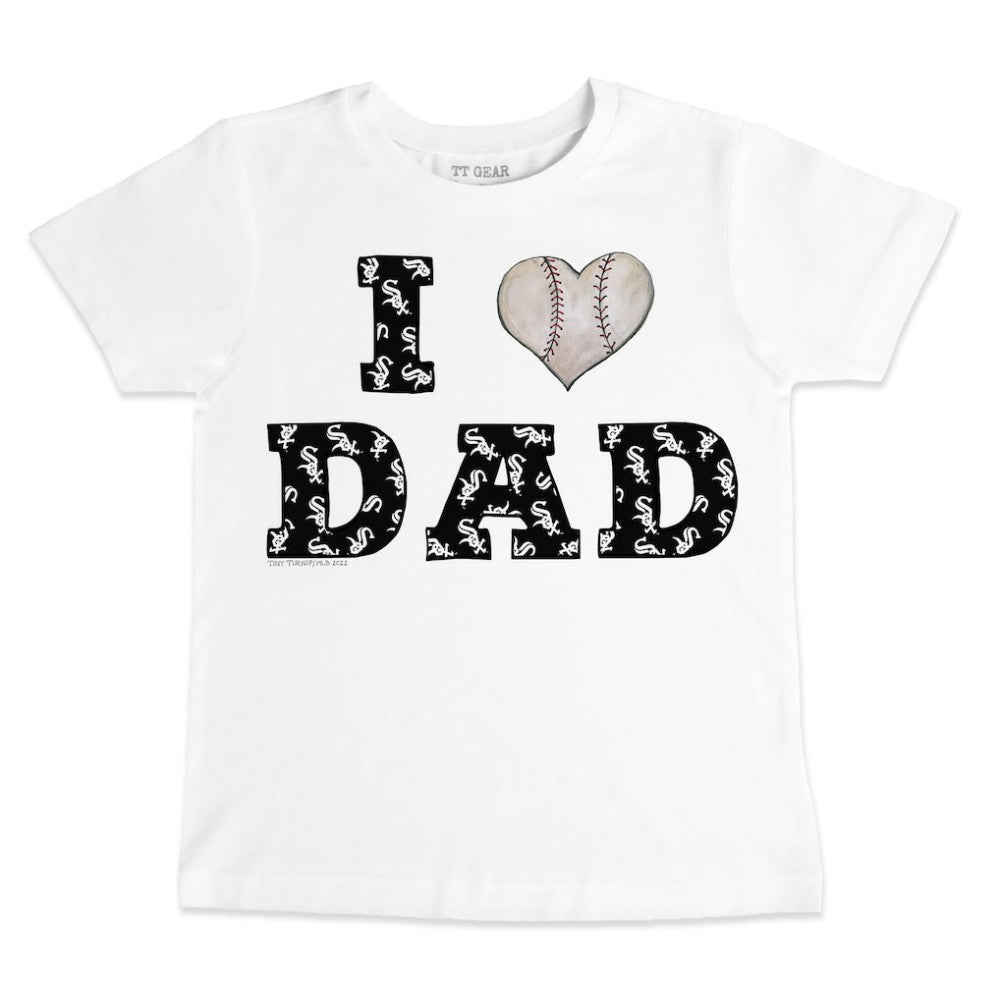 Chicago White Sox Tiny Turnip Youth I Love Dad T-Shirt - MLB