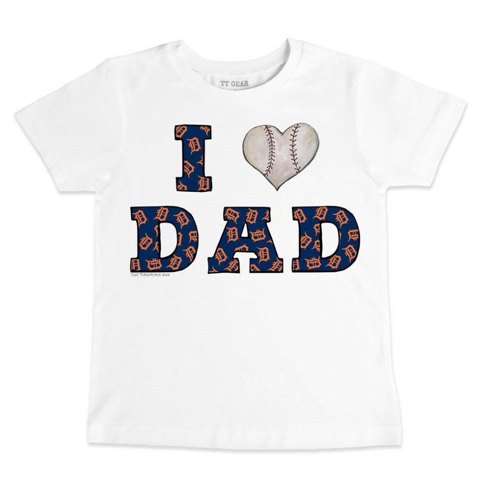 Detroit Tigers Tiny Turnip Youth I Love Dad T-Shirt - MLB