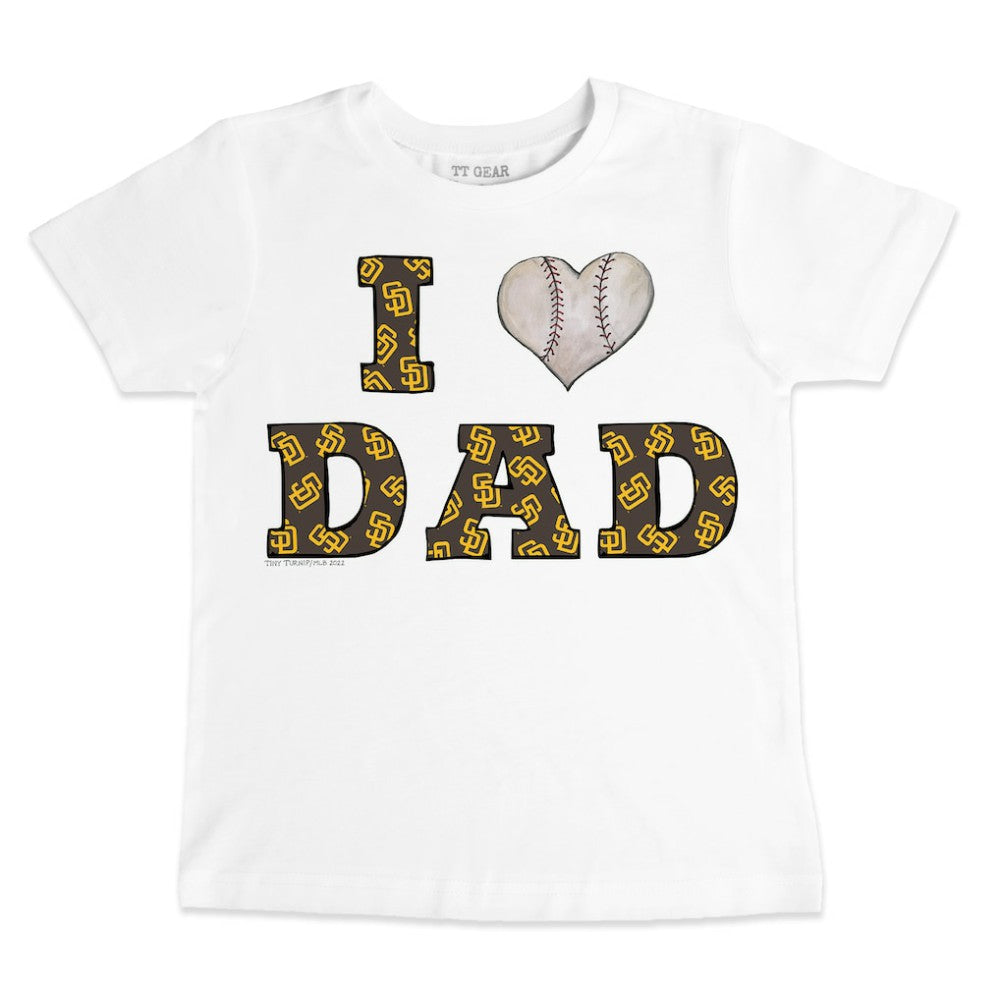 San Diego Padres Tiny Turnip Youth I Love Dad T-Shirt - MLB