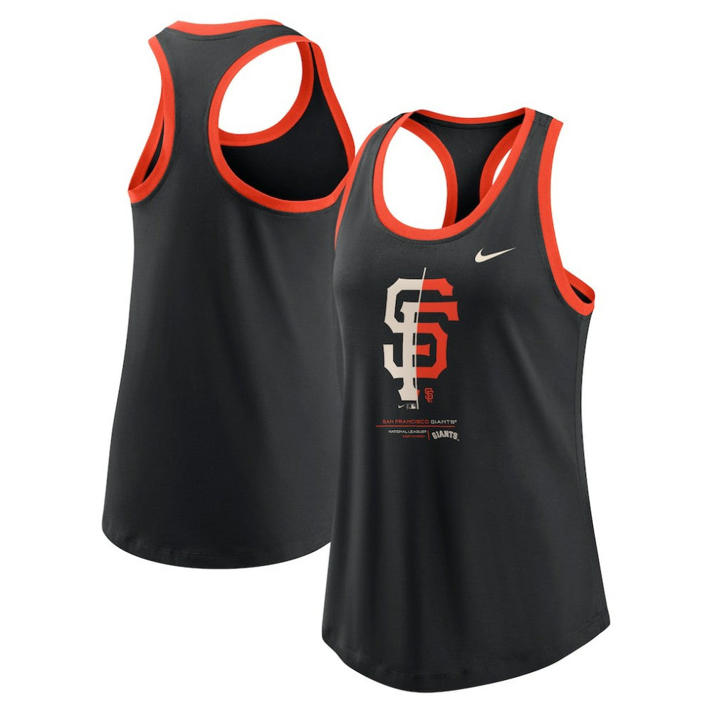 San Francisco Giants Nike Women's Tech Tri-Blend Tank Top - MLB