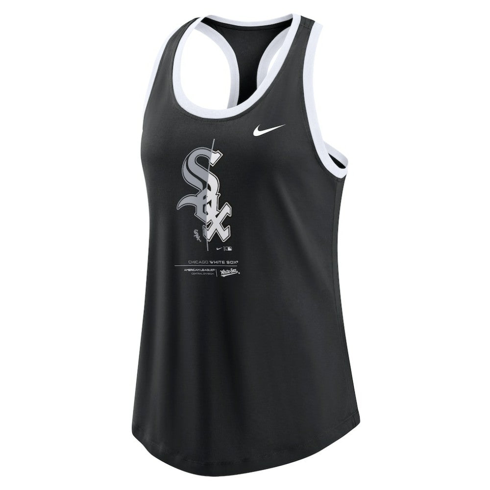 Chicago White Sox Nike Women's Tech Tri-Blend Tank Top - MLB
