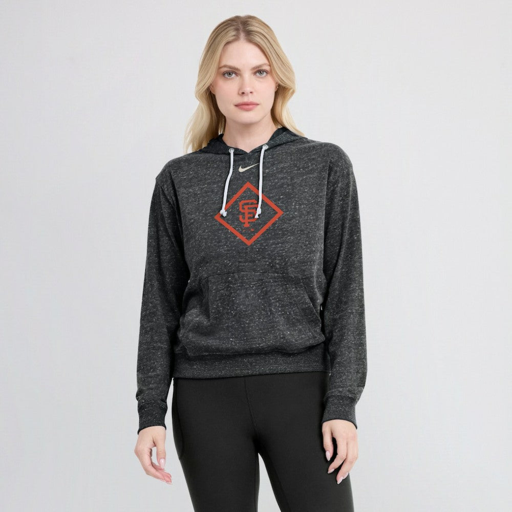 San Francisco Giants Nike Women's Diamond Icon Gym Vintage Lightweight Hooded Top - MLB
