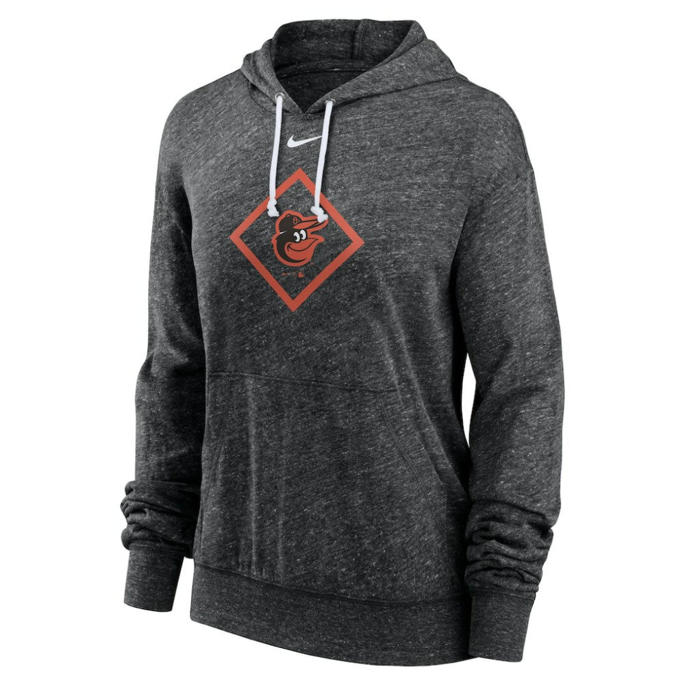 Baltimore Orioles Nike Women's Diamond Icon Gym Vintage Lightweight Hooded Top - MLB