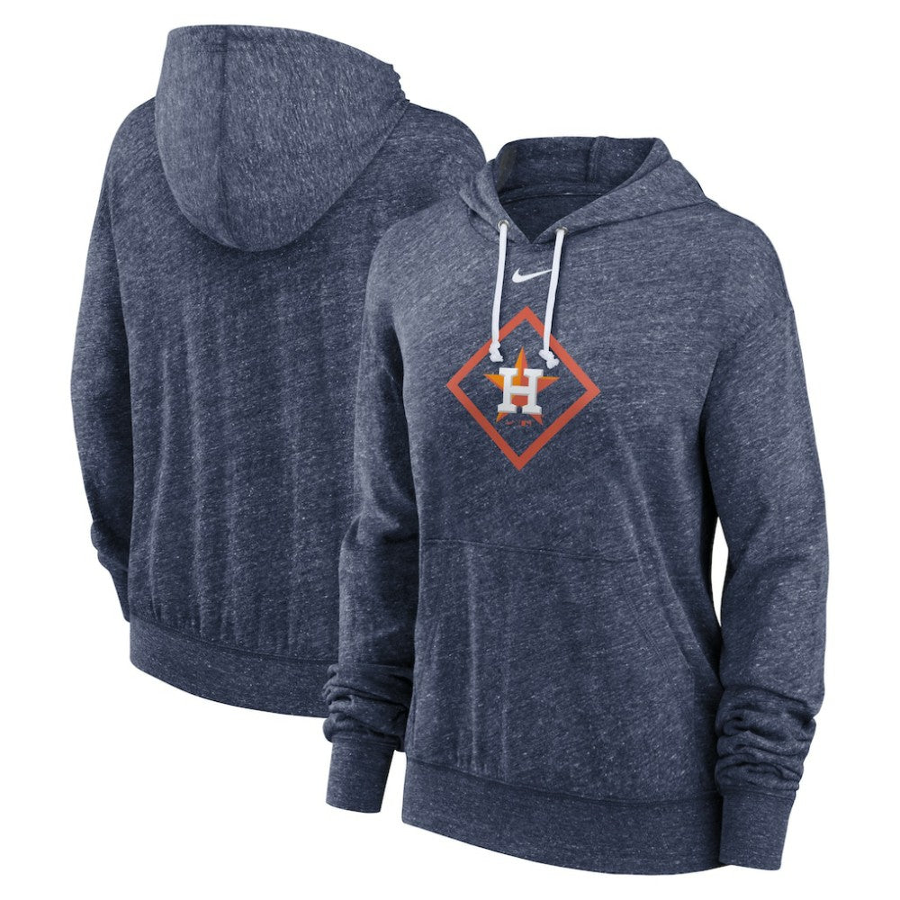 Houston Astros Nike Women's Diamond Icon Gym Vintage Lightweight Hooded Top - MLB