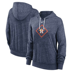 Houston Astros Nike Women's Diamond Icon Gym Vintage Lightweight Hooded Top - MLB