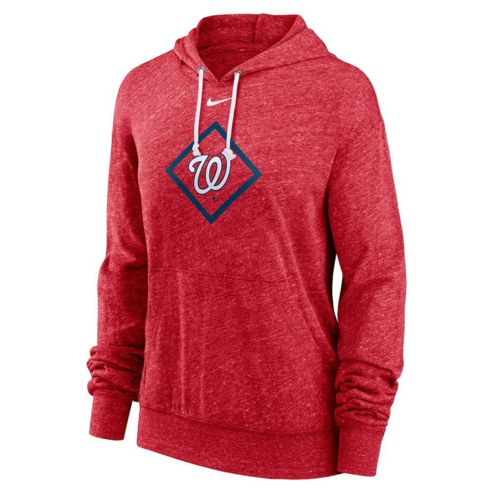 Washington Nationals Nike Women's Diamond Icon Gym Vintage Lightweight Hooded Top - MLB
