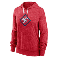 Washington Nationals Nike Women's Diamond Icon Gym Vintage Lightweight Hooded Top - MLB