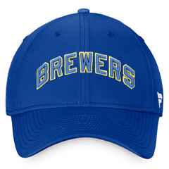Milwaukee Brewers Fanatics Cooperstown Core Flex Hat - MLB