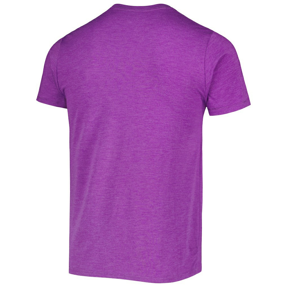 Randy Moss Minnesota Vikings Homage Unisex NFL Blitz Retired Player Tri-Blend T-Shirt Heathered Purple | NFL