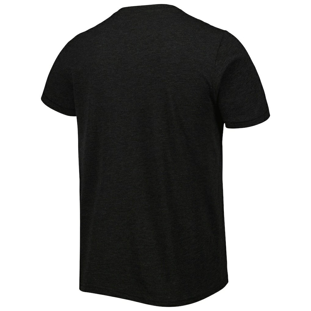 Dak Prescott Dallas Cowboys Homage Unisex Caricature Player Tri-Blend T-Shirt Heather Black | NFL