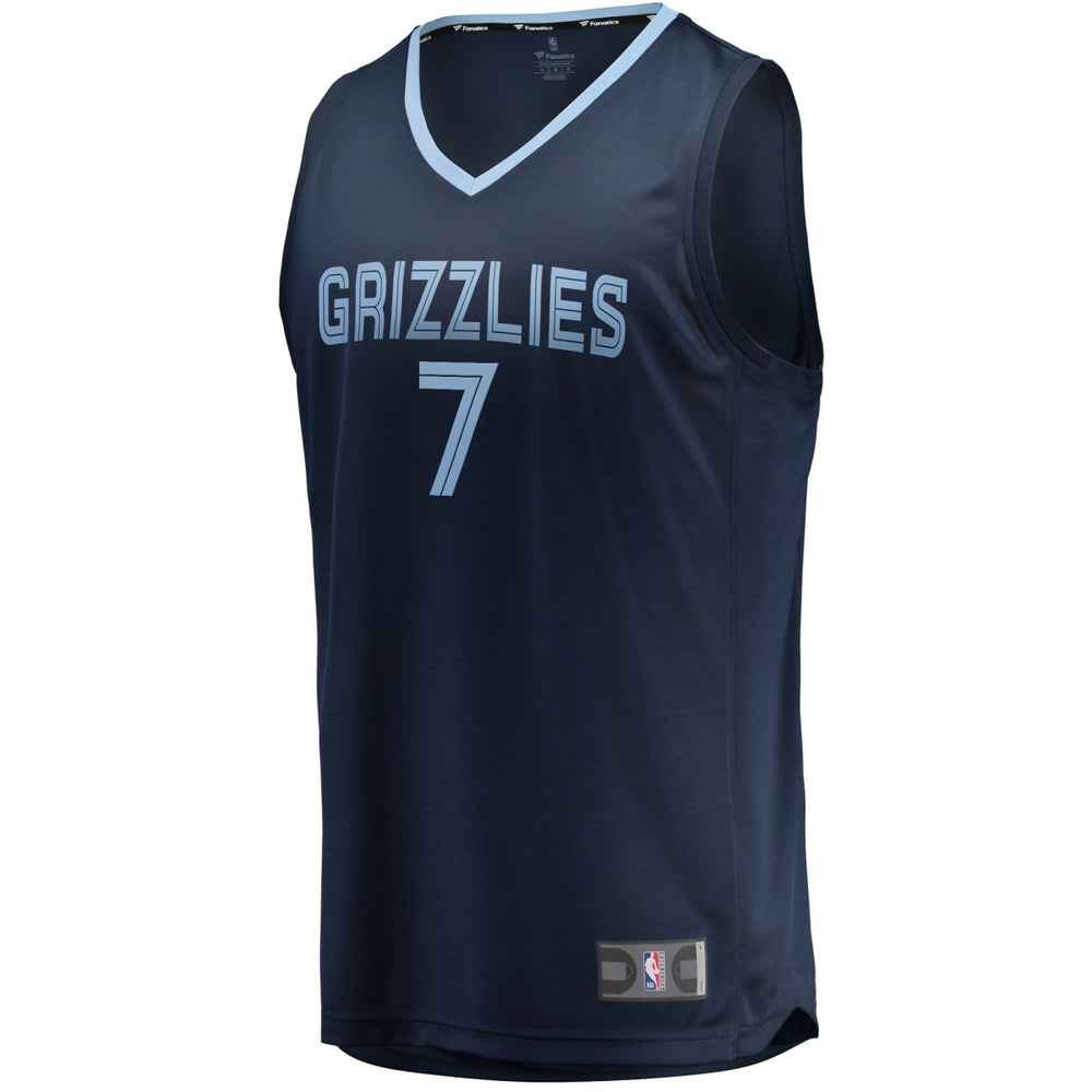 Santi Aldama Memphis Grizzlies Fast Break Replica Jersey Icon Edition Navy - NBA