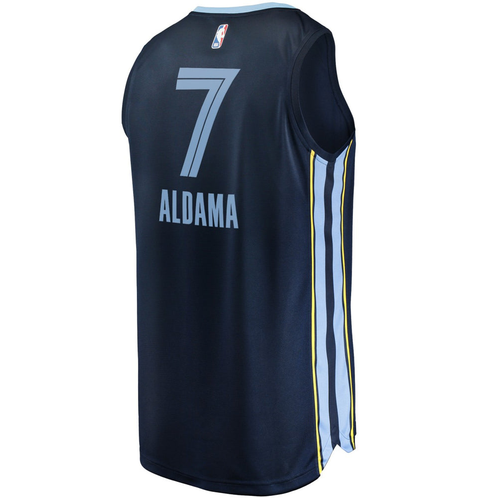 Santi Aldama Memphis Grizzlies Fast Break Replica Jersey Icon Edition Navy - NBA