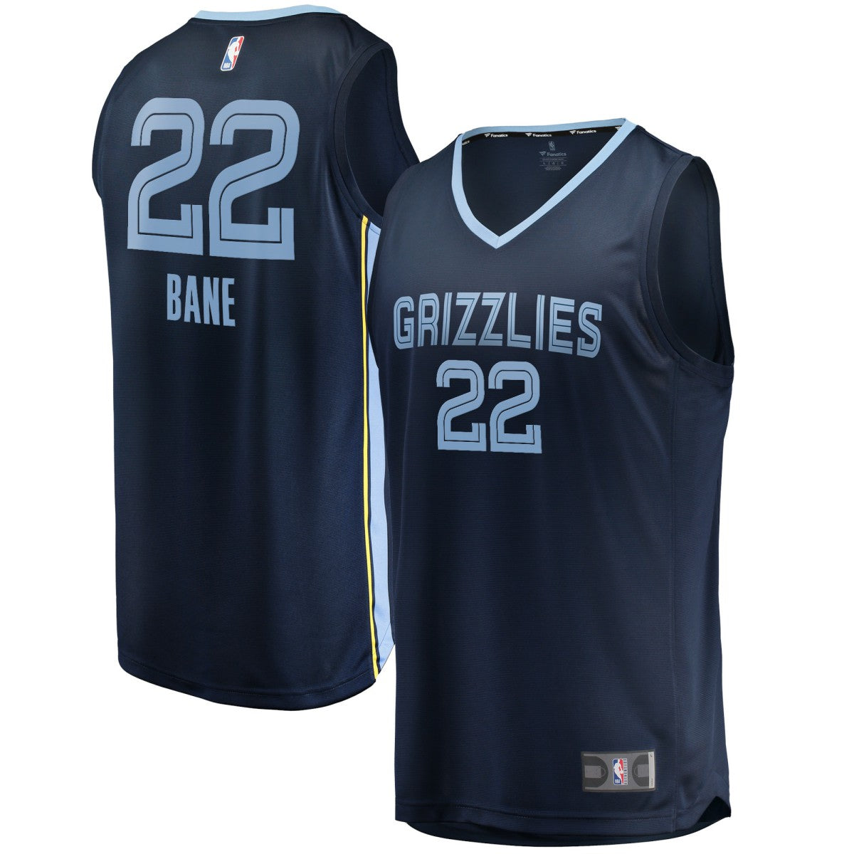 Desmond Bane Memphis Grizzlies Fast Break Replica Jersey Icon Edition Navy - NBA