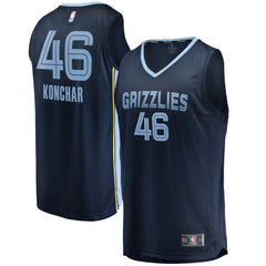 John Konchar Memphis Grizzlies Fast Break Replica Jersey Icon Edition Navy - NBA