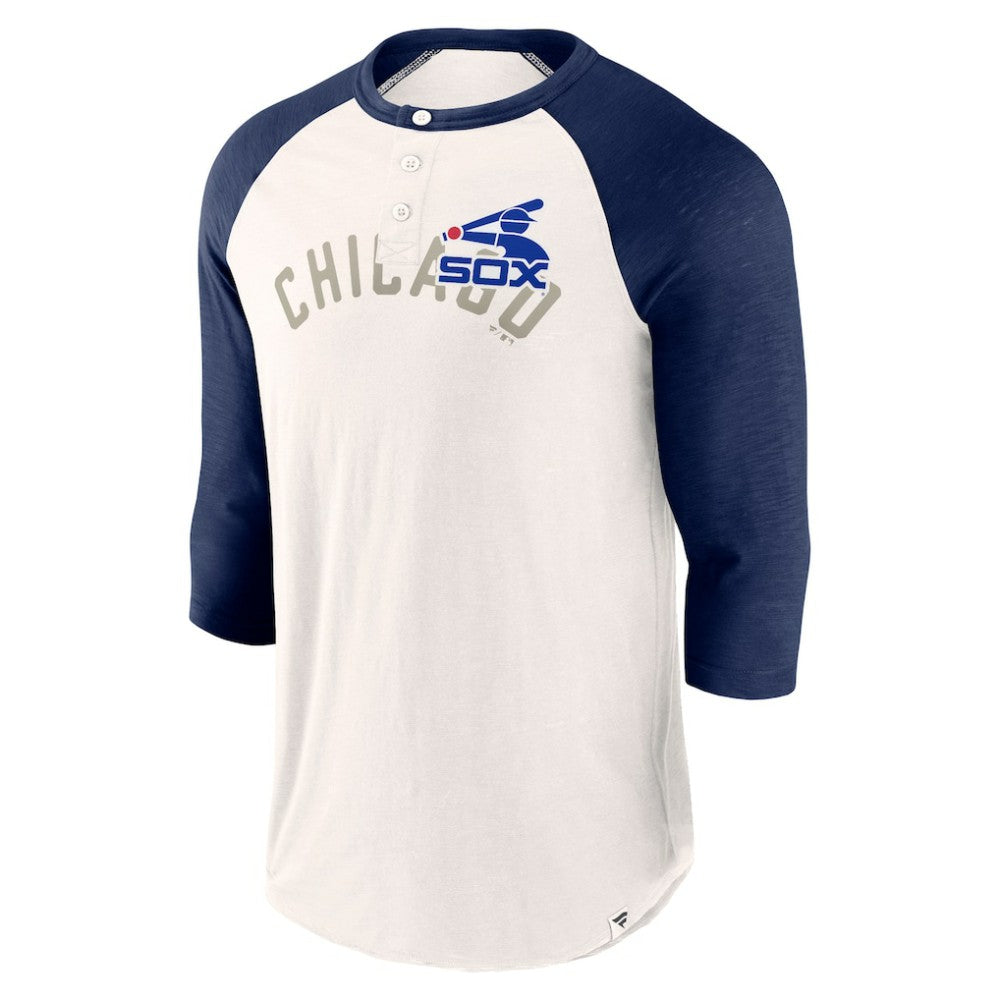 Chicago White Sox Fanatics Backdoor Slider Raglan 3/4-Sleeve T-Shirt - MLB