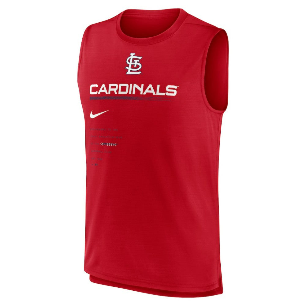 St. Louis Cardinals Nike Exceed Performance Tank Top - MLB