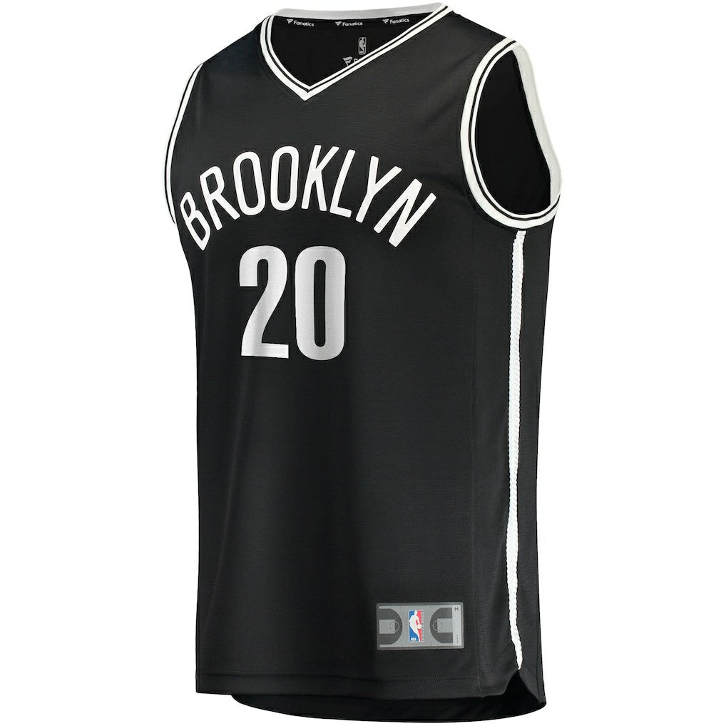Day'Ron Sharpe Brooklyn Nets Fast Break Replica Jersey Icon Edition Black - NBA