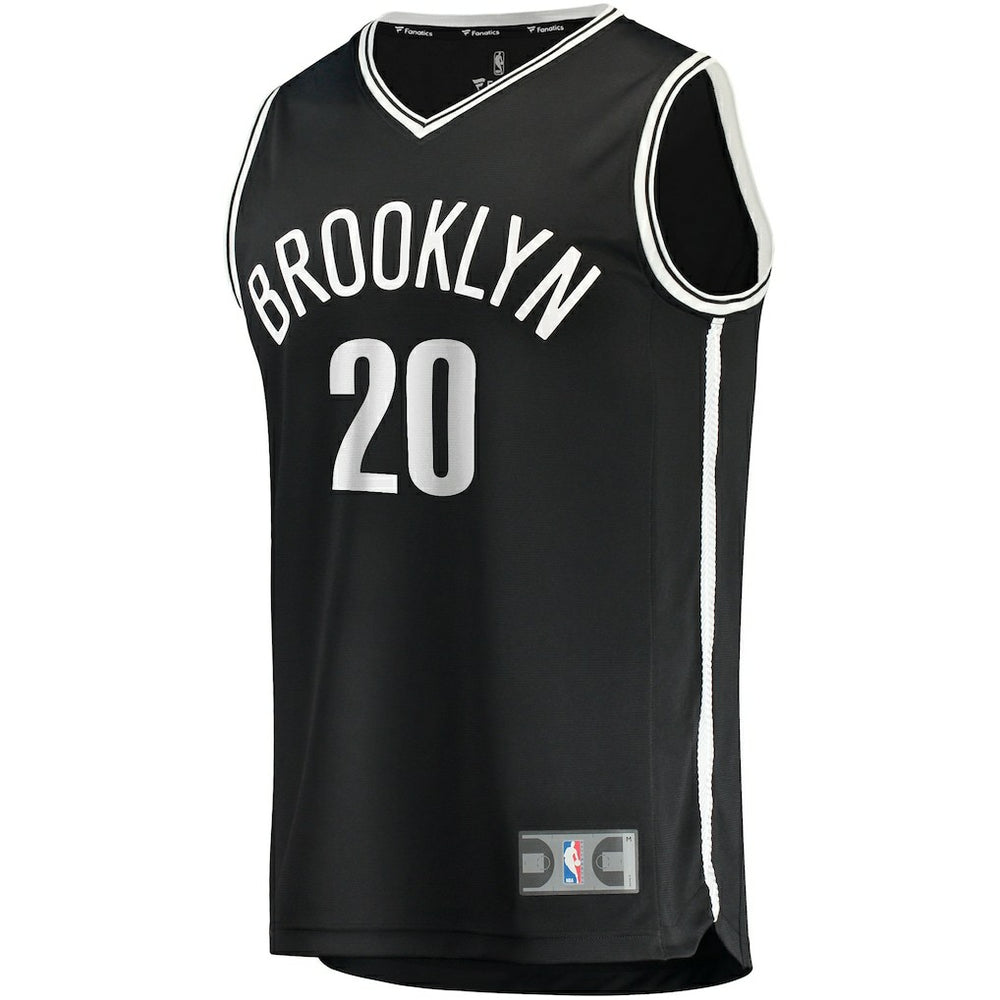 Day'Ron Sharpe Brooklyn Nets Fast Break Replica Jersey Icon Edition Black - NBA