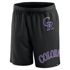 Colorado Rockies Fanatics Clincher Mesh Shorts - MLB