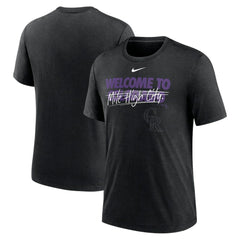 Colorado Rockies Nike Home Spin Tri-Blend T-Shirt - MLB