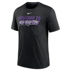 Colorado Rockies Nike Home Spin Tri-Blend T-Shirt - MLB