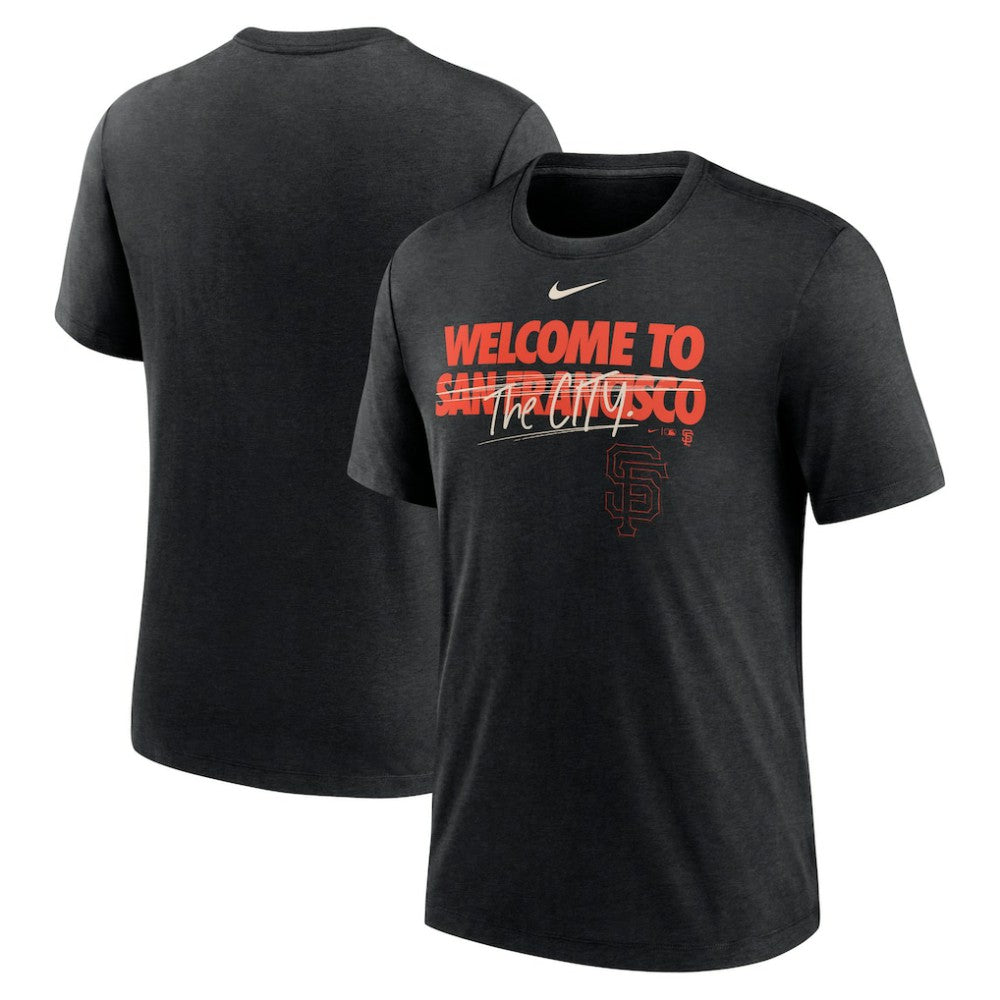 San Francisco Giants Nike Home Spin Tri-Blend T-Shirt - MLB