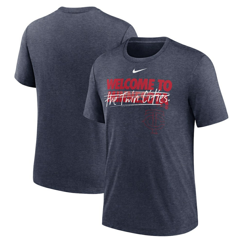 Minnesota Twins Nike Home Spin Tri-Blend T-Shirt - MLB