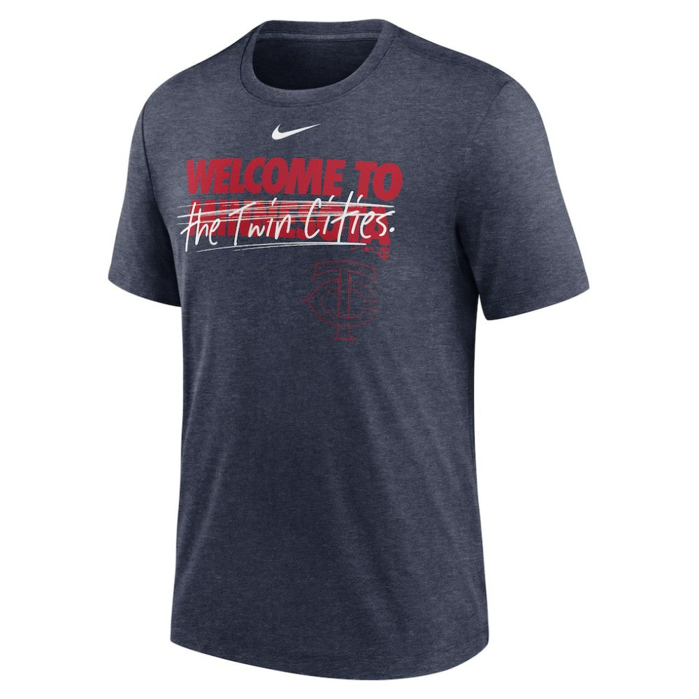 Minnesota Twins Nike Home Spin Tri-Blend T-Shirt - MLB