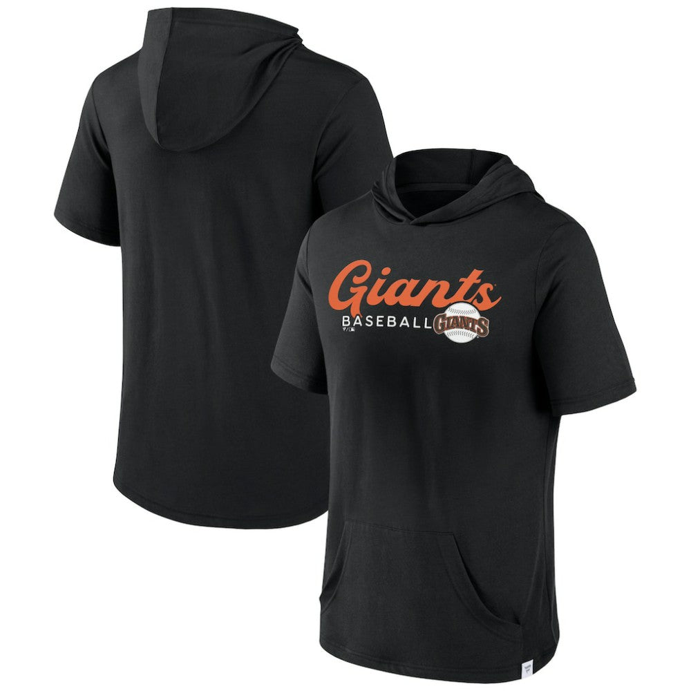 San Francisco Giants Fanatics Offensive Strategy Short Sleeve Pullover Hoodie - MLB