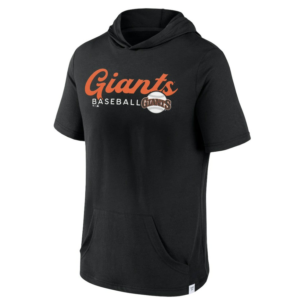 San Francisco Giants Fanatics Offensive Strategy Short Sleeve Pullover Hoodie - MLB
