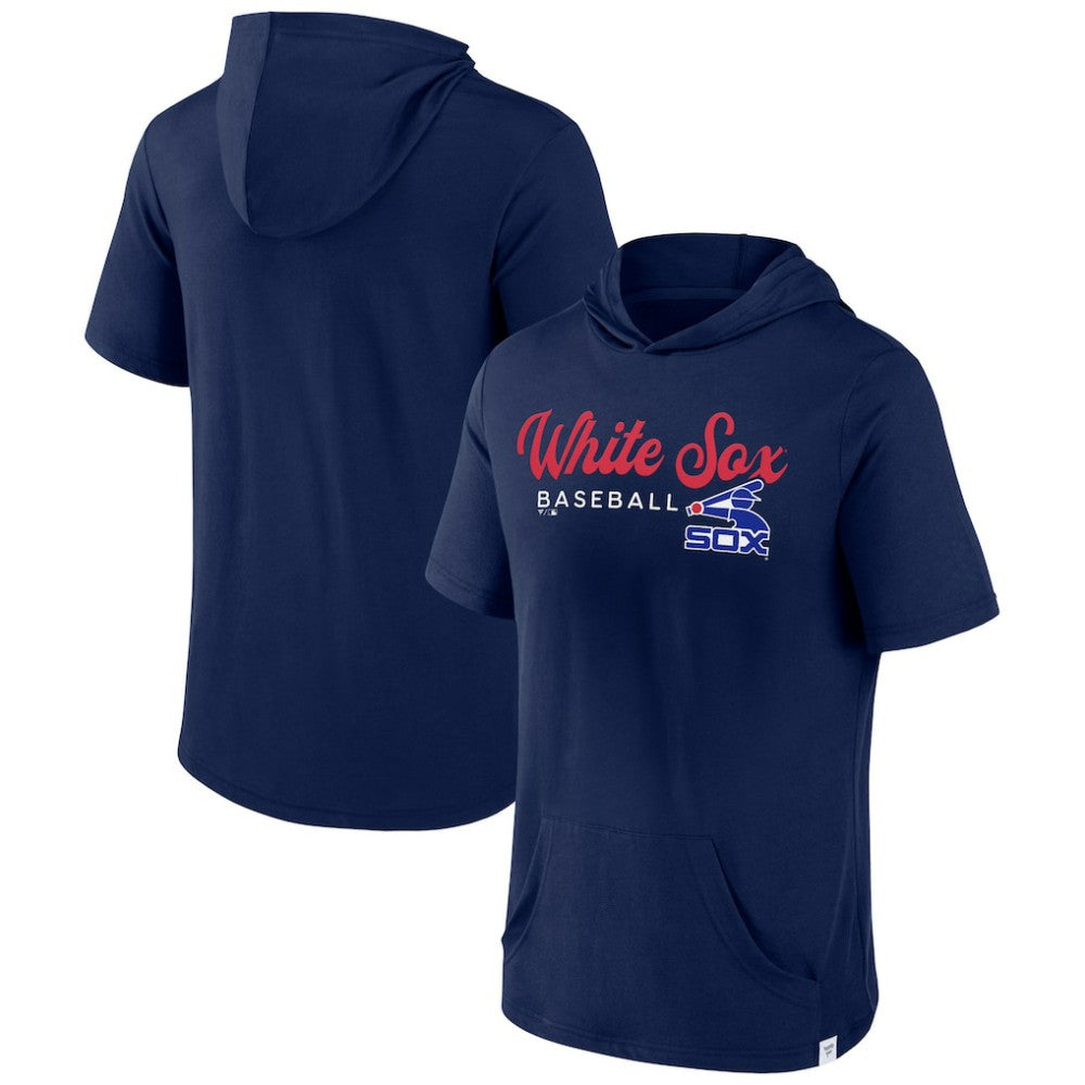 Chicago White Sox Fanatics Offensive Strategy Short Sleeve Pullover Hoodie - MLB