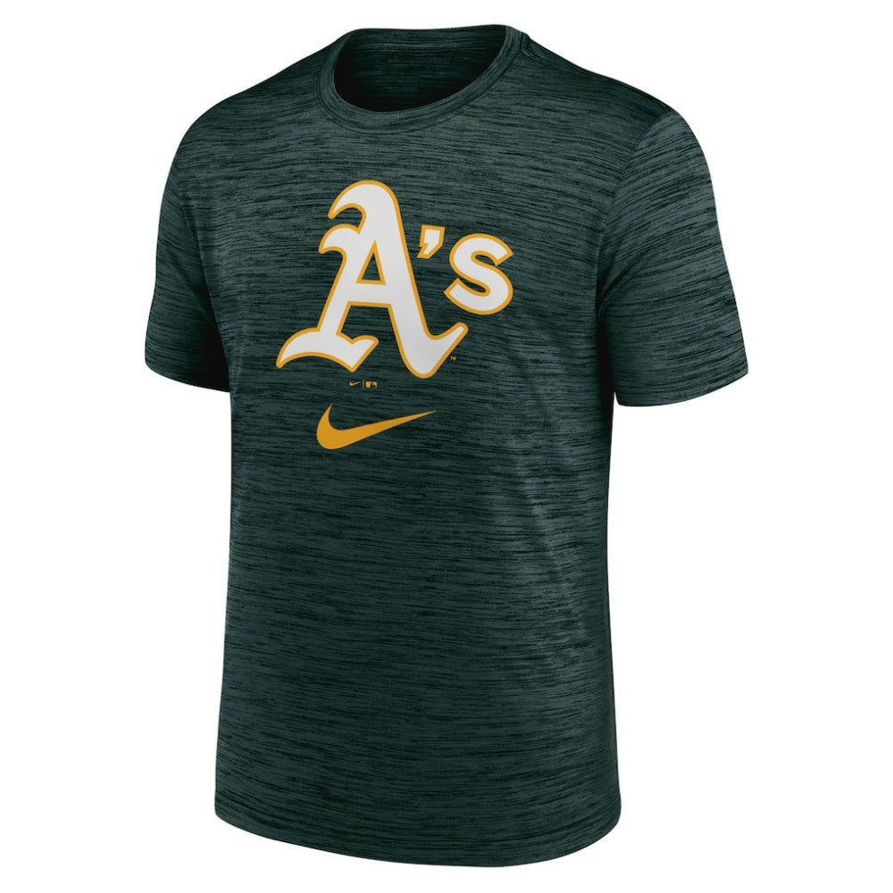 Athletics Nike Logo Velocity Performance T-Shirt - MLB