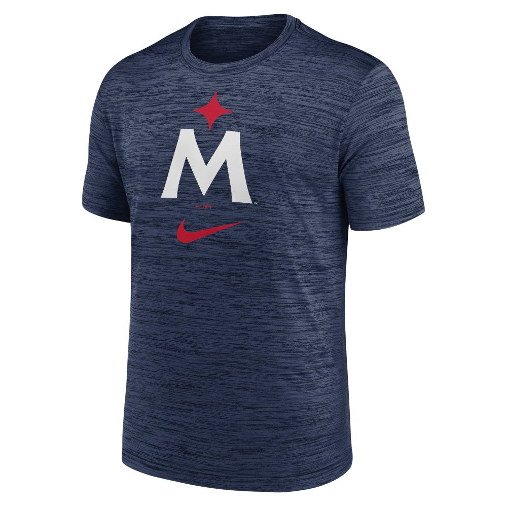 Minnesota Twins Nike 2023 Logo Velocity Performance T-Shirt - MLB