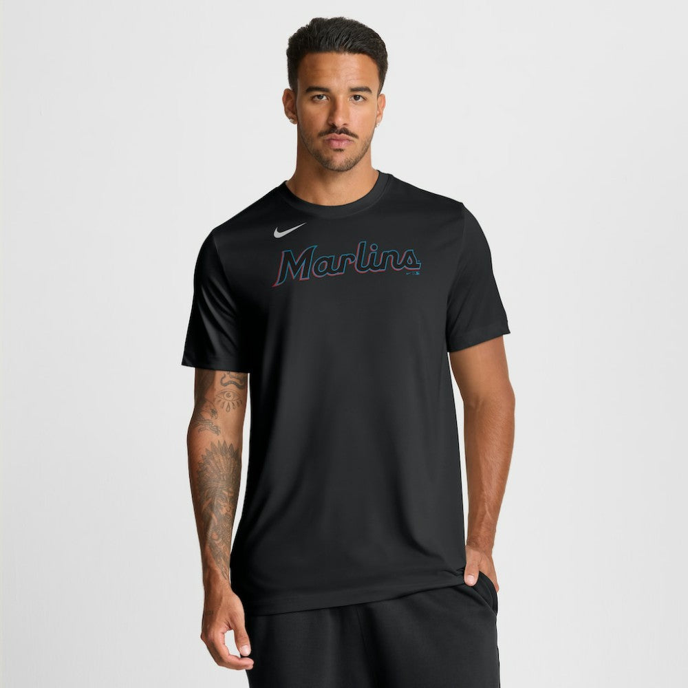 Miami Marlins Nike New Legend Wordmark Dri-FIT T-Shirt - MLB