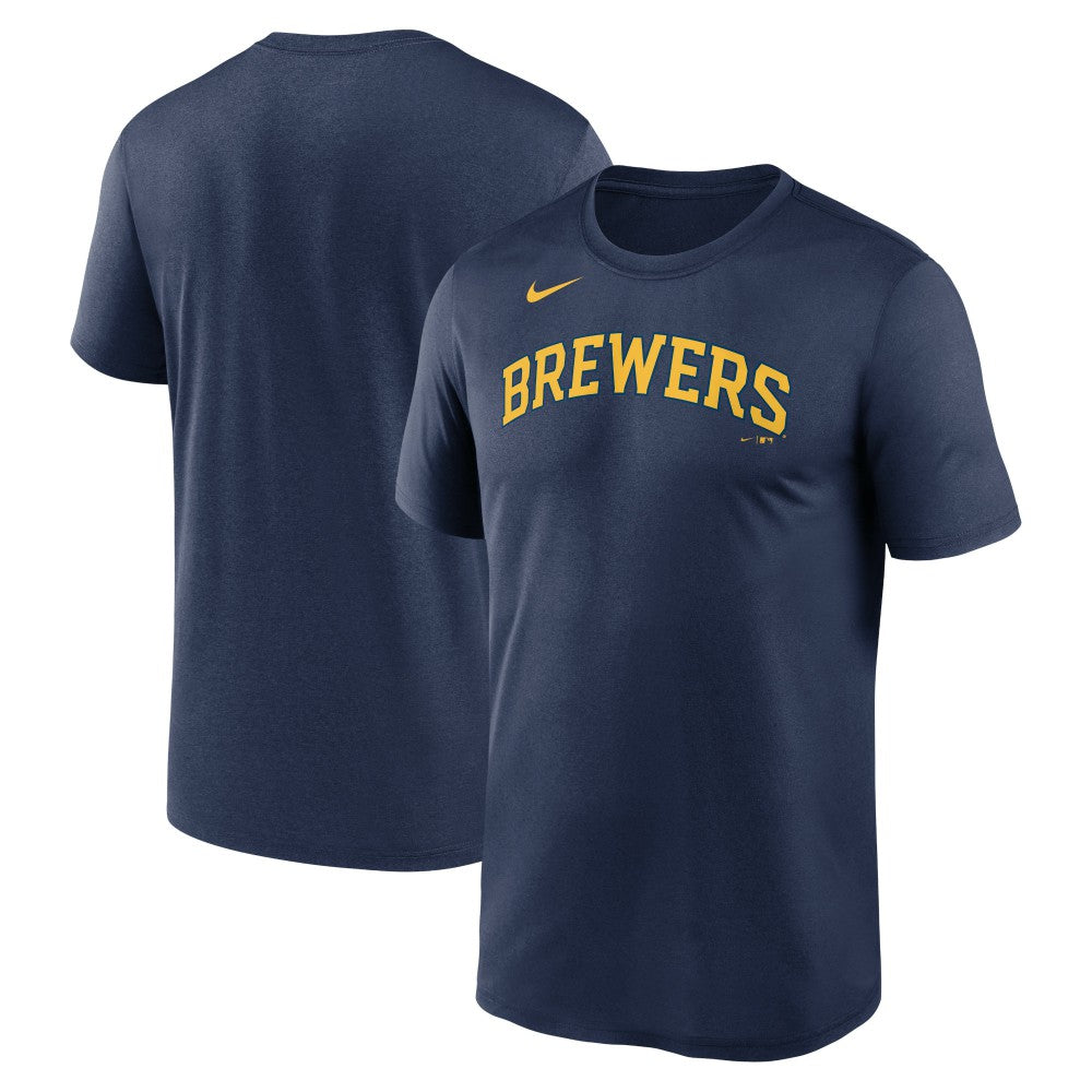 Milwaukee Brewers Nike New Legend Wordmark Dri-FIT T-Shirt - MLB