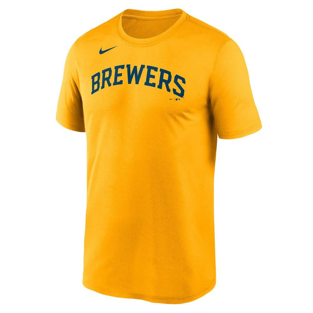 Milwaukee Brewers Nike New Legend Wordmark Dri-FIT T-Shirt - MLB