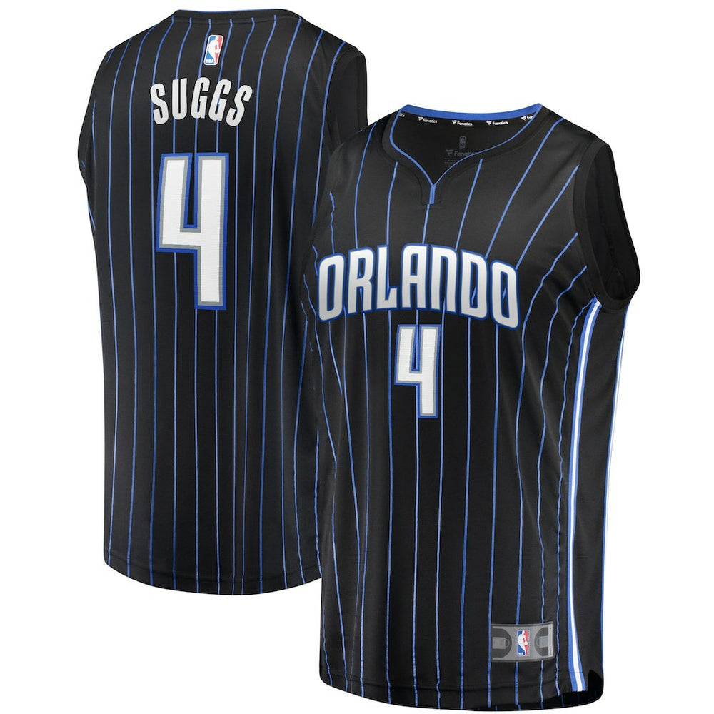 Jalen Suggs Orlando Magic Youth 2021/22 Fast Break Replica Jersey Icon Edition Black - NBA