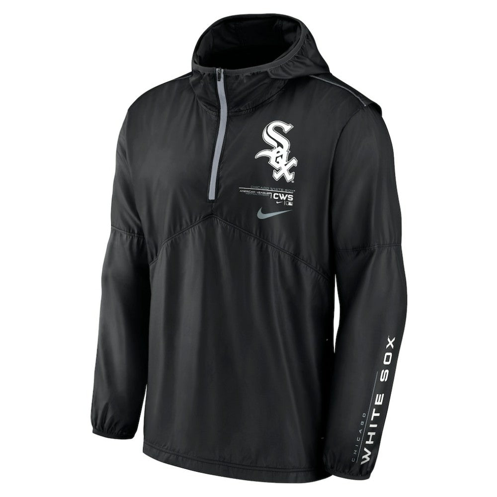 Chicago White Sox Nike Authentic Night Game Performance Half-Zip Windbreaker - MLB