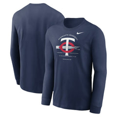 Minnesota Twins Nike Over Arch Performance Long Sleeve T-Shirt - MLB
