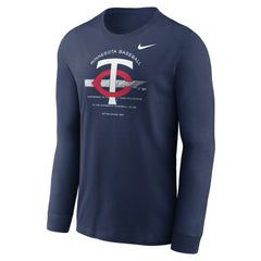 Minnesota Twins Nike Over Arch Performance Long Sleeve T-Shirt - MLB