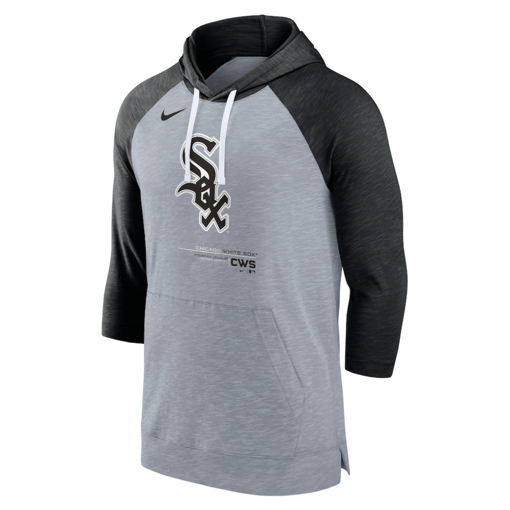 Chicago White Sox Nike Baseball Raglan 3/4-Sleeve Pullover Hoodie - MLB