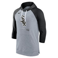 Chicago White Sox Nike Baseball Raglan 3/4-Sleeve Pullover Hoodie - MLB