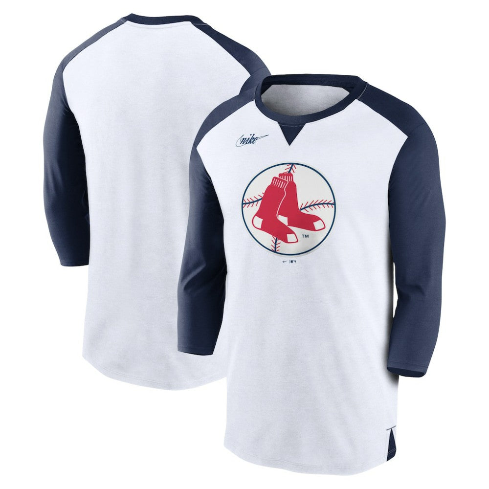 Boston Red Sox Nike Rewind 3/4-Sleeve T-Shirt - MLB