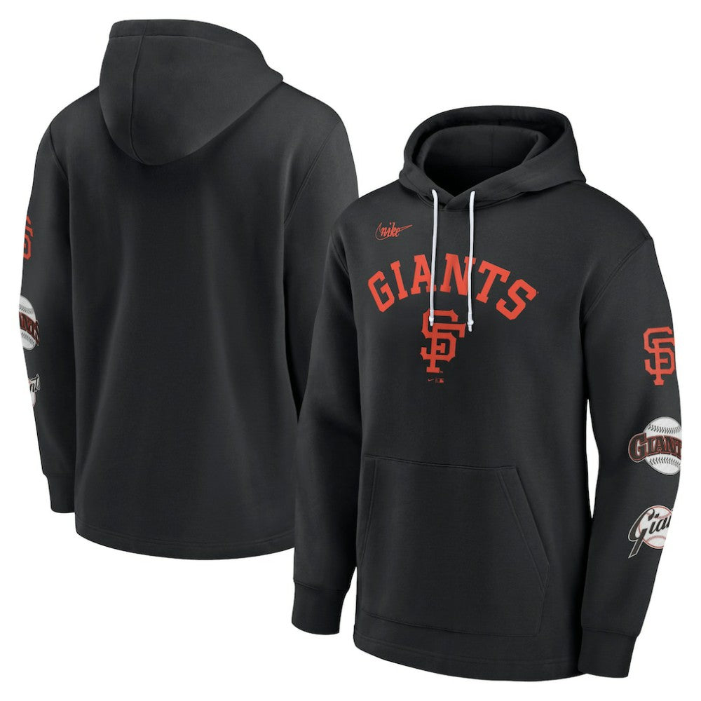 San Francisco Giants Nike Rewind Lefty Pullover Hoodie - MLB