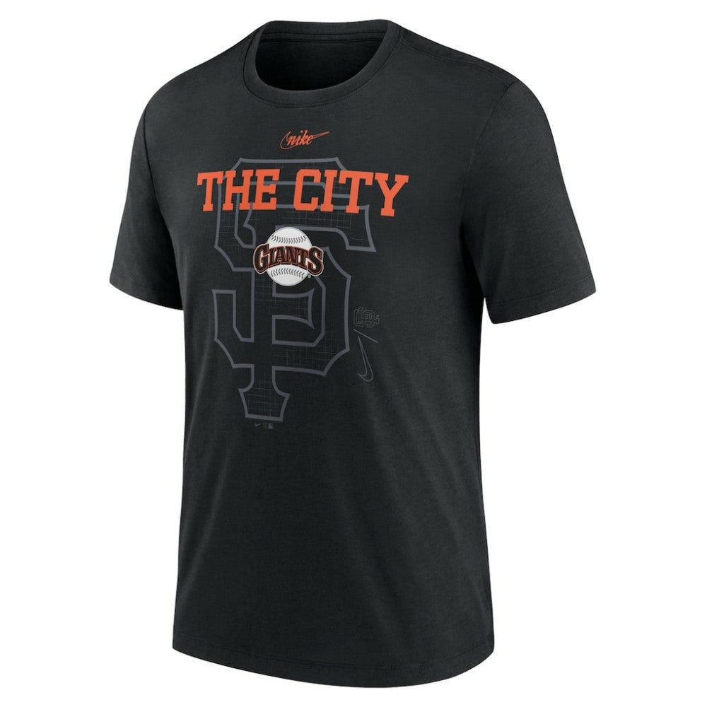 San Francisco Giants Nike Rewind Retro Tri-Blend T-Shirt - MLB
