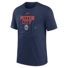 Detroit Tigers Nike Rewind Retro Tri-Blend T-Shirt - MLB
