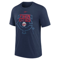 Minnesota Twins Nike Rewind Retro Tri-Blend T-Shirt - MLB